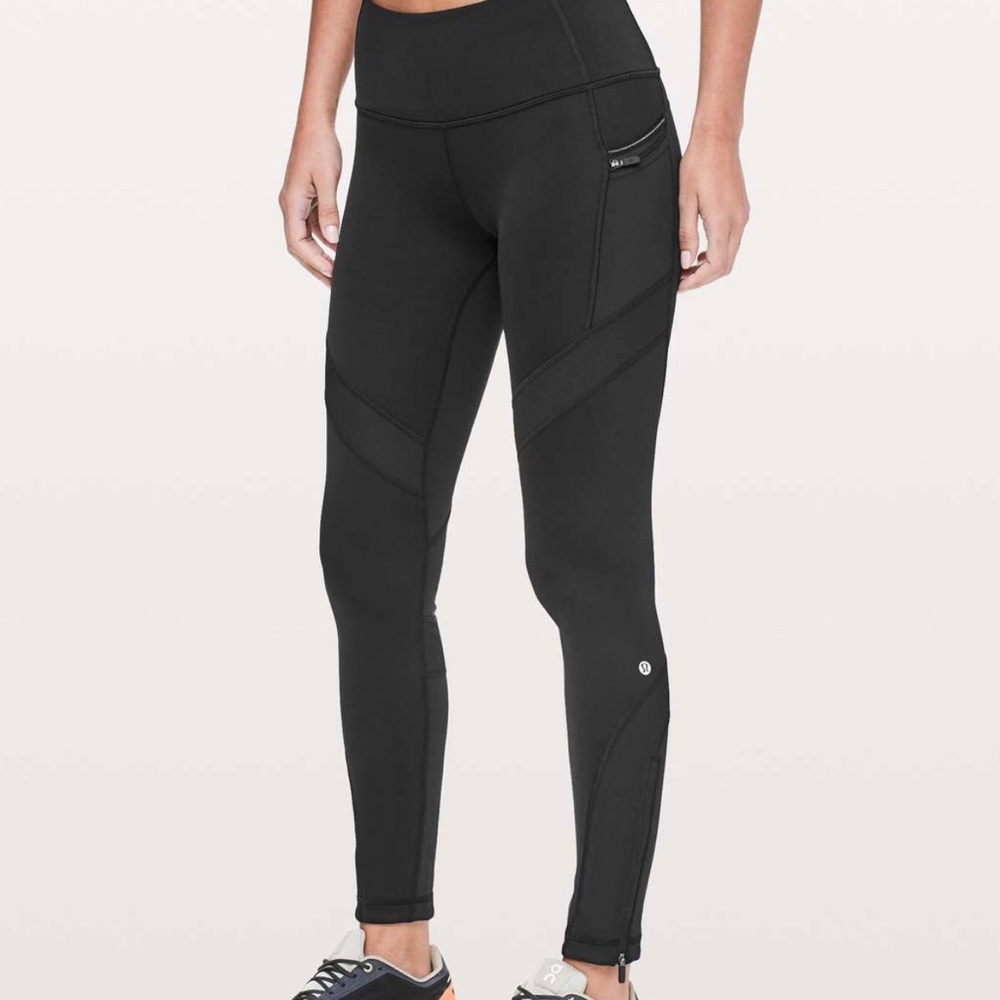 Fleece Lululemon athletica Purple Leggings